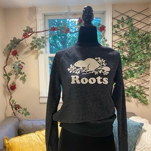 Roots Crew Neck gray sweatshirt
